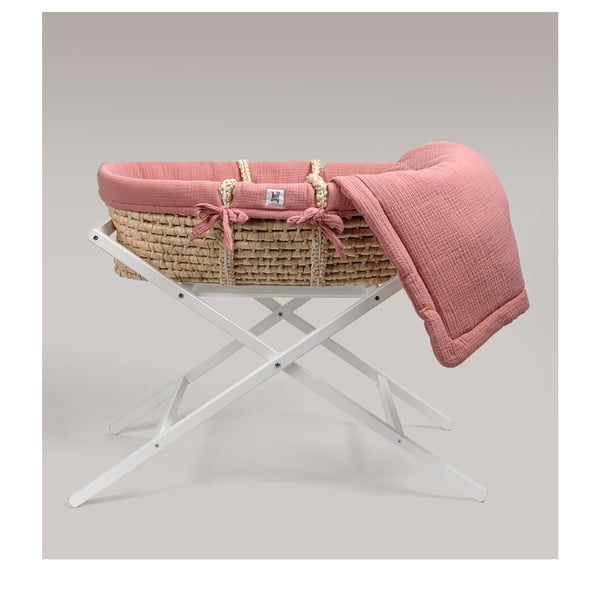 Roza mojzesova košara s stojalom Meeko - BELLAMY