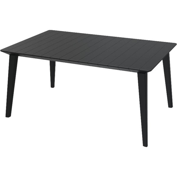 Temno siva vrtna miza Keter Lima, 157 x 98 cm