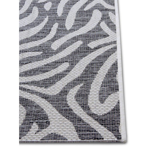 Sivo-bež zunanja preproga NORTHRUGS Cebra, 160 x 230 cm-image-2