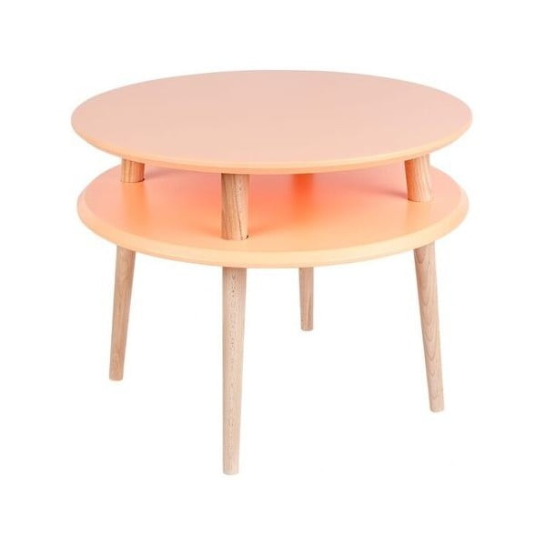Oranžna mizica Ragaba UFO, ⌀ 57 cm
