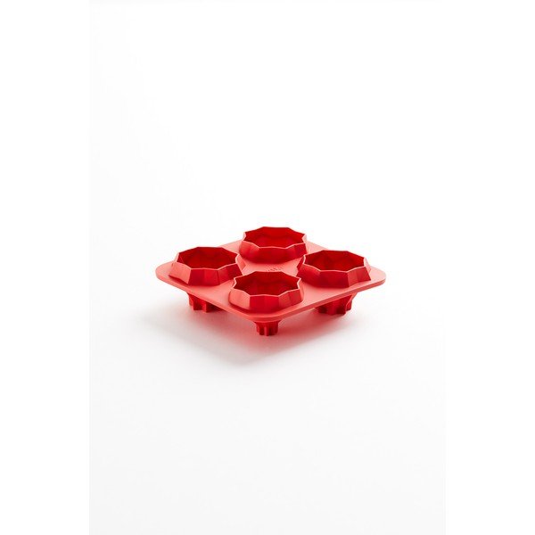 Rdeč silikonski model za peko Lékué Fortune Pyramids-image-1