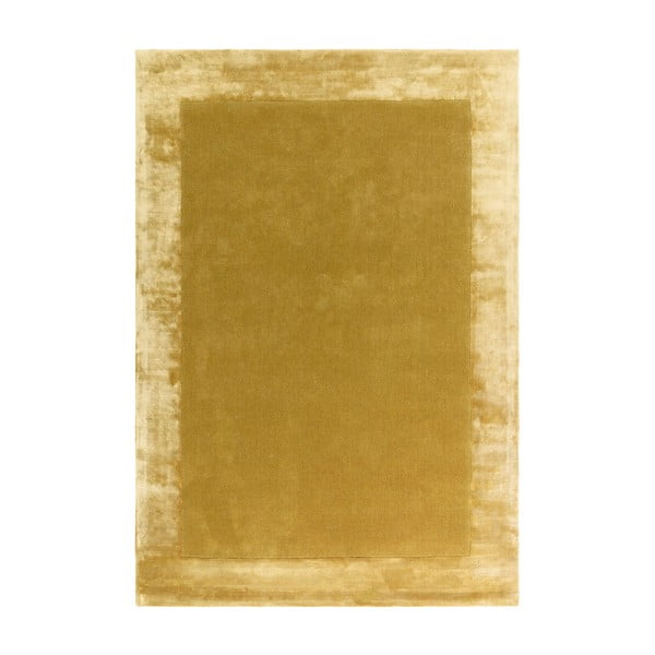 Oker rumena ročno tkana preproga iz mešanice volne 200x290 cm Ascot – Asiatic Carpets