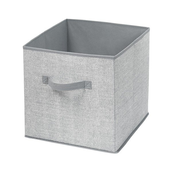 Siva škatla za shranjevanje iDesign Aldo Cube-image-2