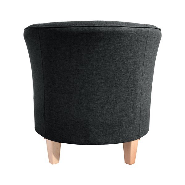 Črni fotelj Max Winzer Livia Black-image-1