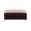 Temno roza žameten otoman devichy Rothe