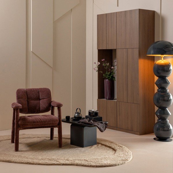 Modularna omara v temni naravni barvi 108x215 cm Build – WOOOD-image-2