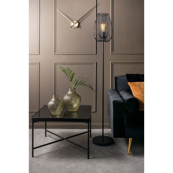 Črna talna svetilka Leitmotiv Lucid, višina 150 cm-image-1