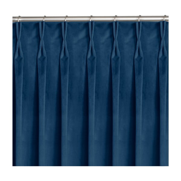 Temno modra zavesa 200x175 cm Vila - Homede-image-3