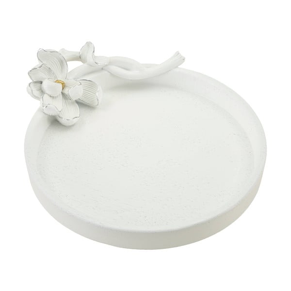 Dekorativni pladenj iz poliresina ø 21 cm Magnolia – Mauro Ferretti-image-3