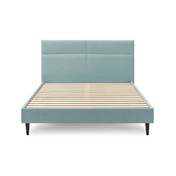 Turkizna zakonska postelja Bobochic Paris Elyna Dark, 160 x 200 cm-image-1