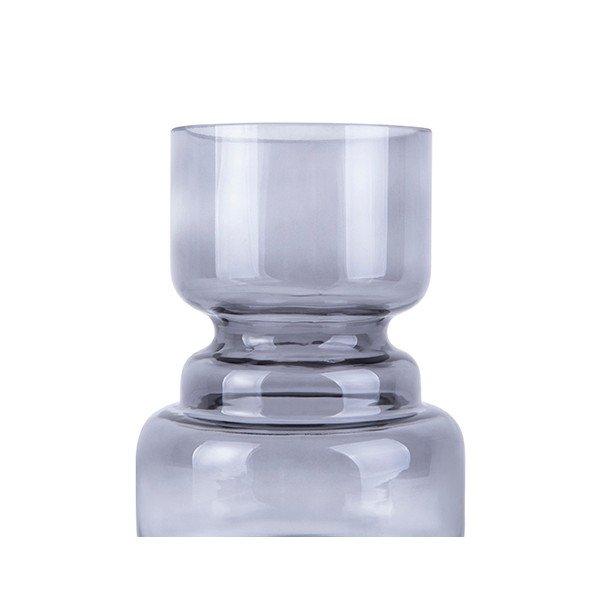 Siva steklena vaza PT LIVING Courtly, višina 20 cm-image-2