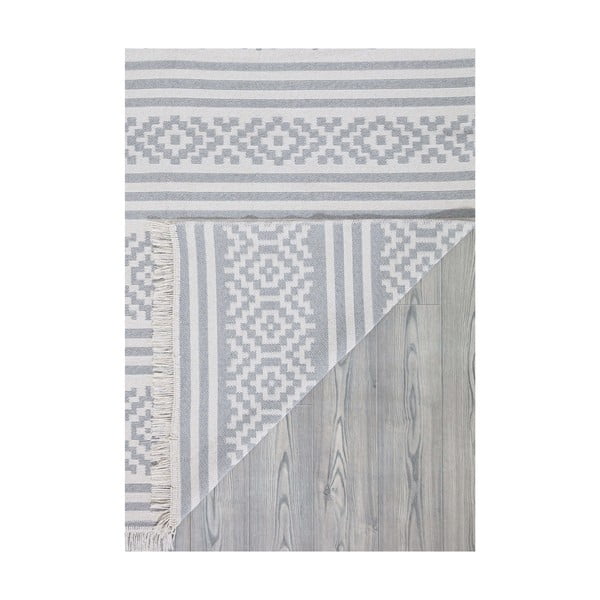 Sivo-bela bombažna preproga Oyo home Duo, 80 x 150 cm-image-3