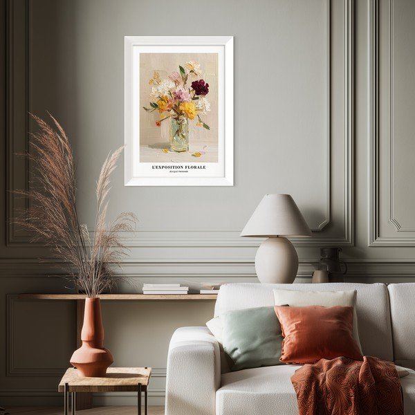 Tiskana slika z okvirjem 56x75 cm Sunny Bouquet – Styler-image-1