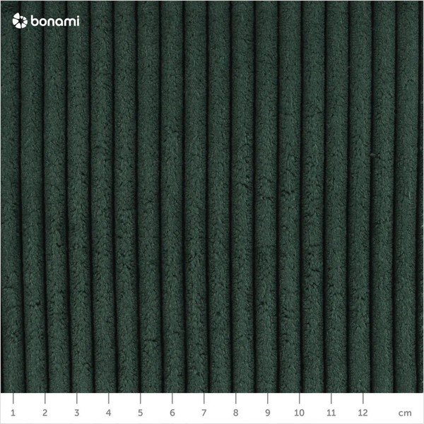 Temno zelen tabure iz rebrastega žameta Tori – Bonami Selection-image-4