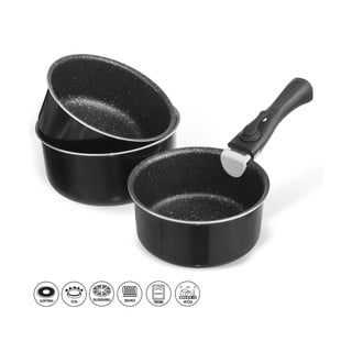 Komplet aluminijaste posode 3 kos Grande Combi - Orion
