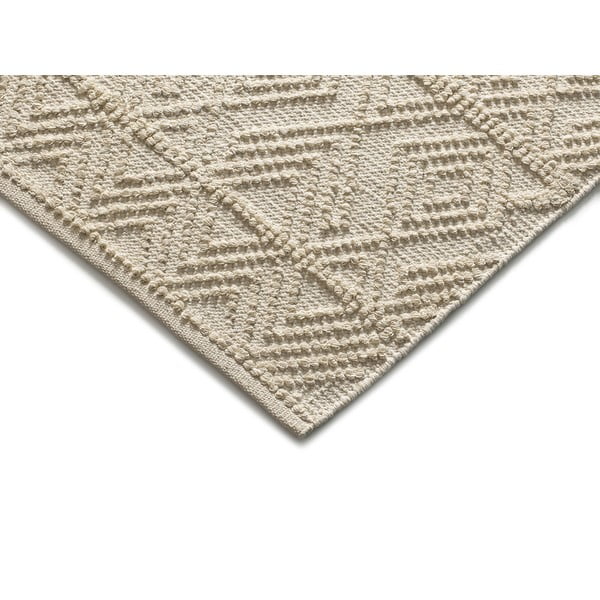 Kremno bela ročno tkana pralna preproga iz recikliranega bombaža 120x170 cm Pamuk – Universal-image-2