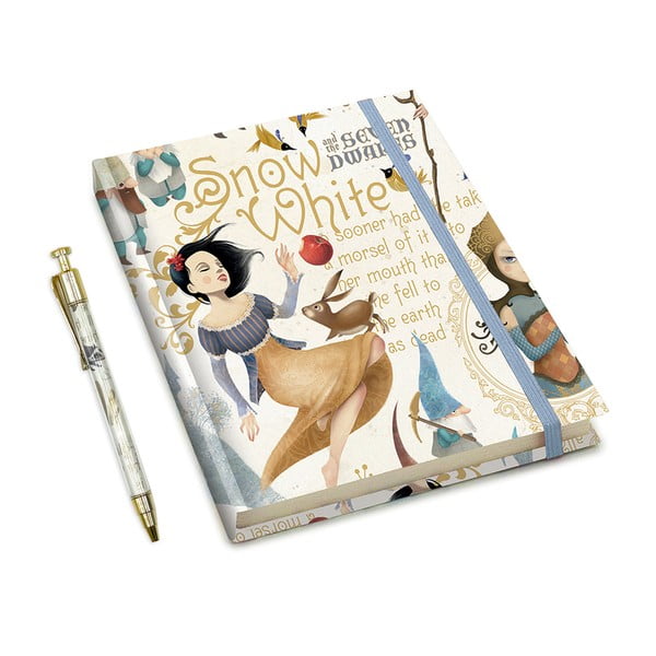 Beležnica s pisalom 192 strani Snow White – Kartos
