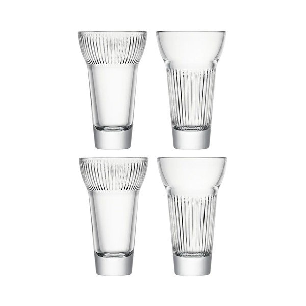 Kozarci v kompletu 4 ks za žganje 220 ml Mix – La Rochére