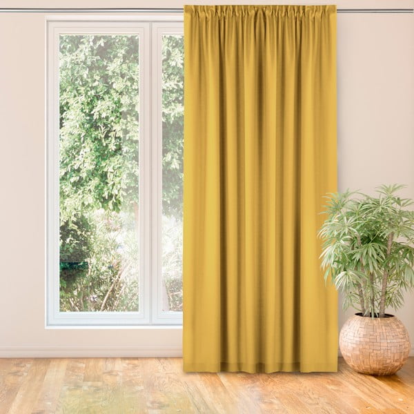 Temno rumena zavesa 300x300 cm Carmena - Homede-image-1