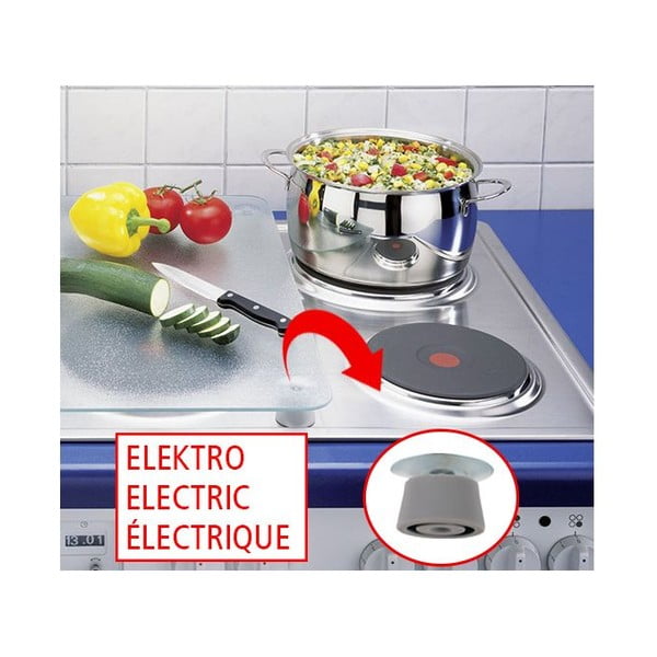 Komplet 2 steklenih pokrovov za kuhalno ploščo Wenko Caprese, 52 x 30 cm-image-3