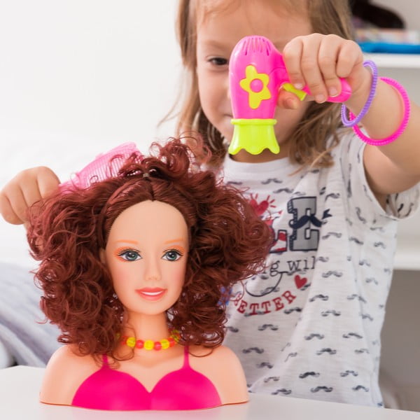 Otroška lutka za česanje z dodatki InnovaGoods Lutka za friziranje