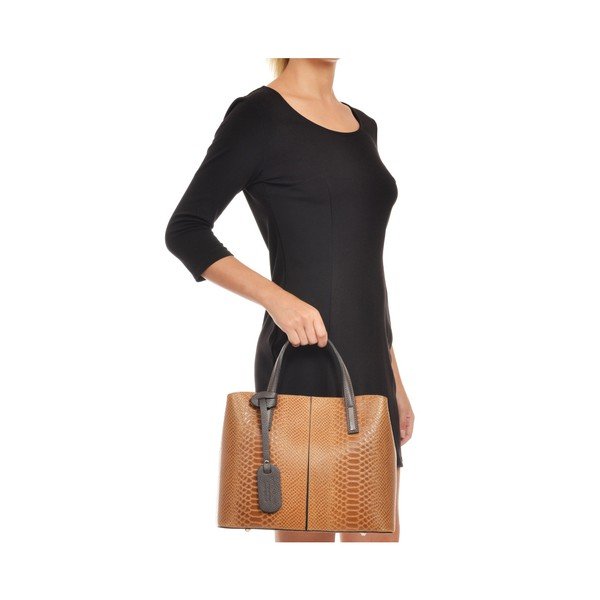 Konjak rjava usnjena torbica Roberta M Muriella-image-2