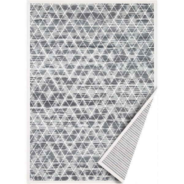 Siva obojestranska preproga Narma Kuma, 160 x 230 cm