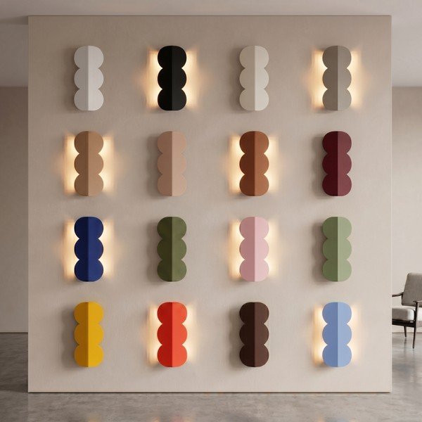 Žajbljevo zelena aluminijasta stenska svetilka BISCUIT – Thoro-image-2