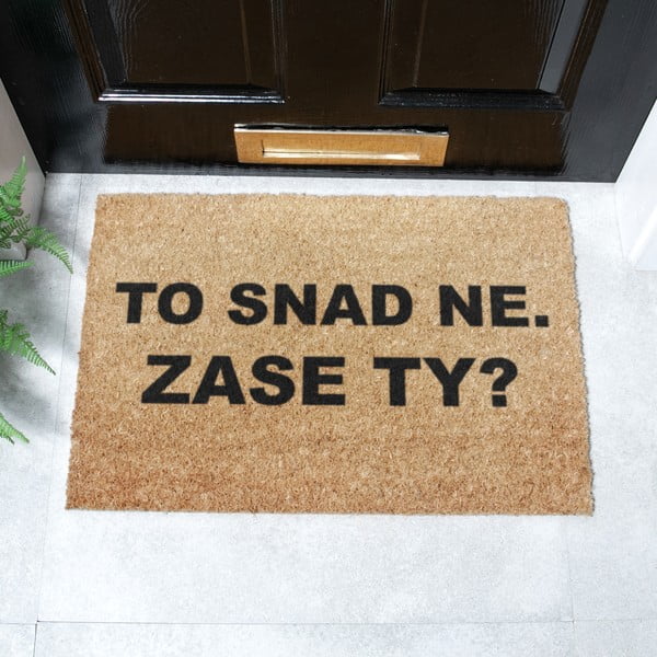 Predpražnik iz kokosovih vlaken 40x60 cm Zase Ty? – Artsy Doormats-image-2