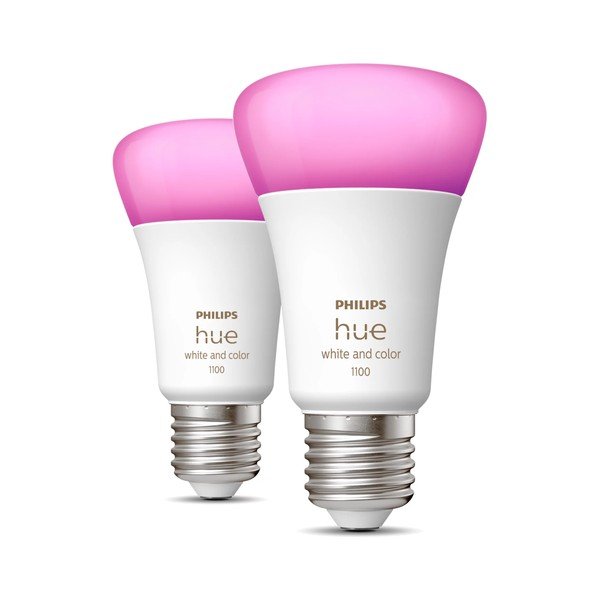 LED žarnice E27, 11 W v kompletu 2 ks White and color ambiance – Philips Hue-image-1