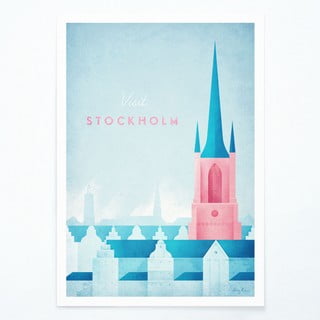 Plakat Travelposter Stockholm, 30 x 40 cm