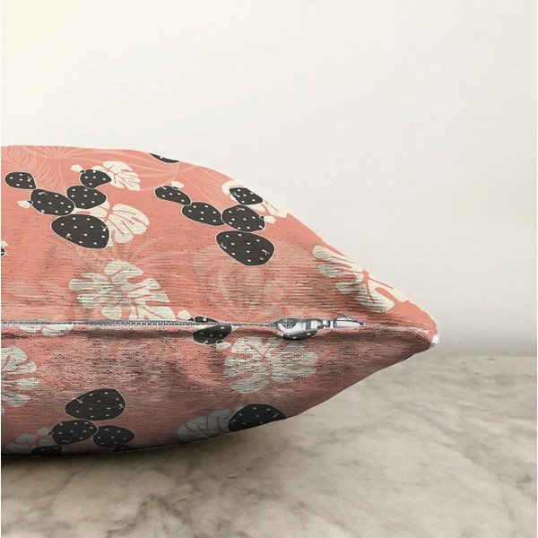 Oranžna prevleka za vzglavnik iz mešanice bombaža Minimalist Cushion Covers Chenille, 55 x 55 cm-image-1