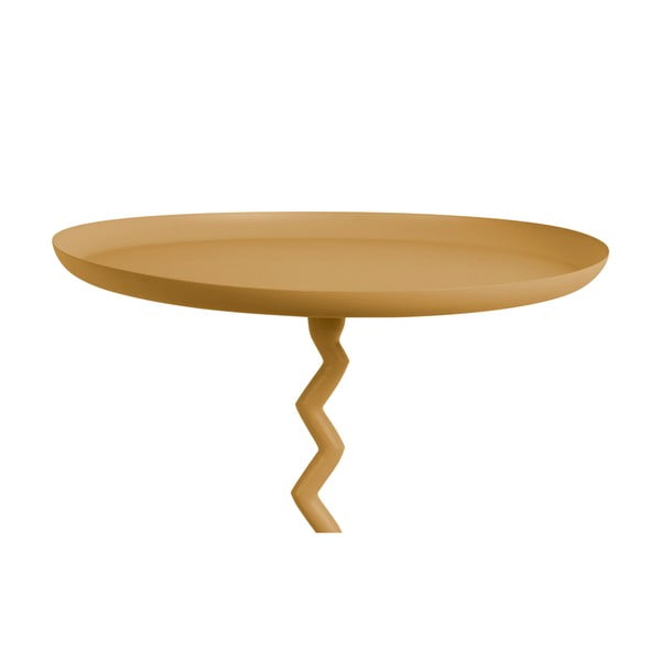 Kovinska okrogla stranska mizica ø 40 cm Zig Zag – Leitmotiv-image-2