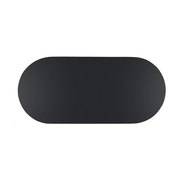 Črn pladenj z ogledalom PT LIVING Oval, širine 18 cm-image-2