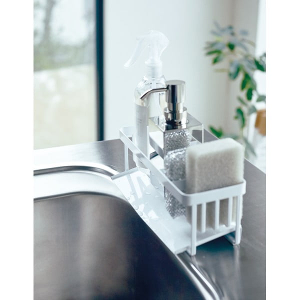 Belo kovinsko stojalo za umivalnik Yamazaki Tower-image-1