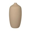 Vaza iz bež keramike Blomus Nomad, višina 25 cm