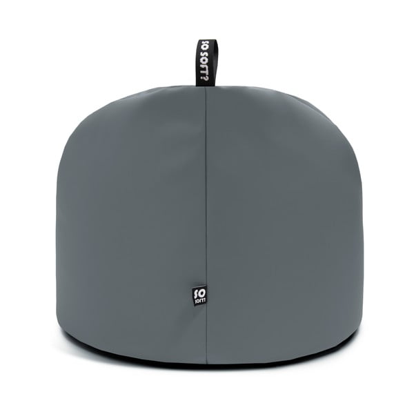 Rdeča vreča za sedenje iz umetnega usnja Round XL – So Soft?-image-4