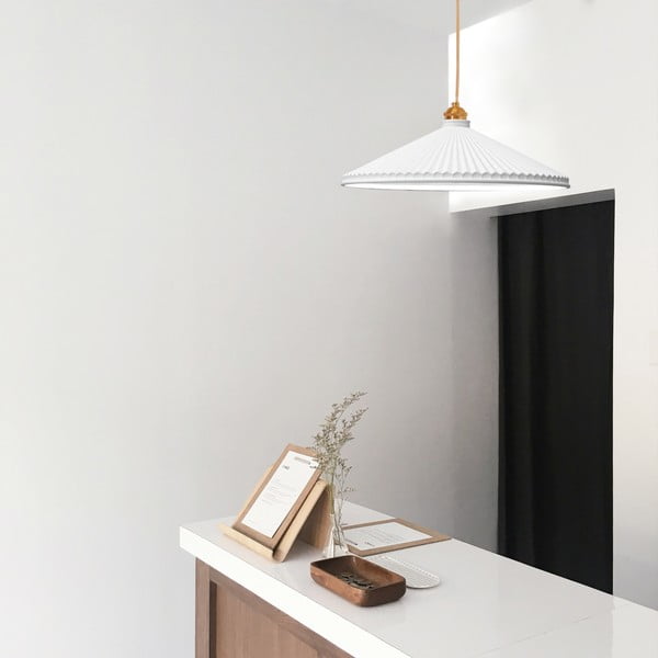 Bela viseča svetilka SULION Elena, višina 150 cm-image-2