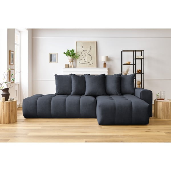 Temno modra kotna zofa (desni kot) Mont-Blanc - Bobochic Paris-image-1