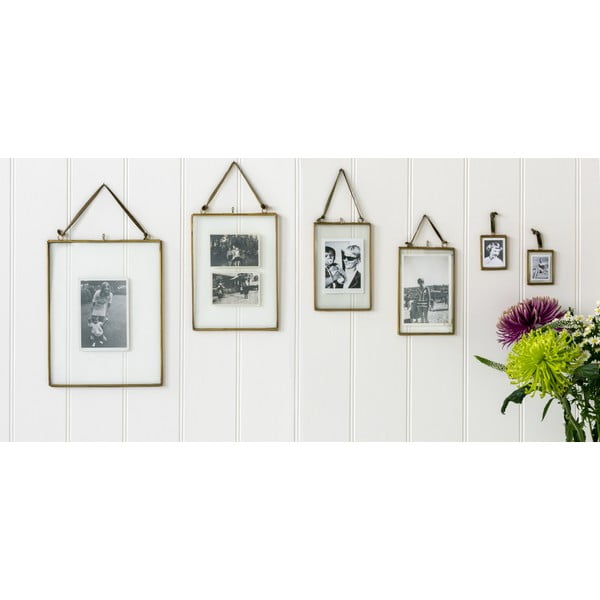 Kovinski stoječ okvir v zlati barvi 20x37,5 cm – Rex London-image-1