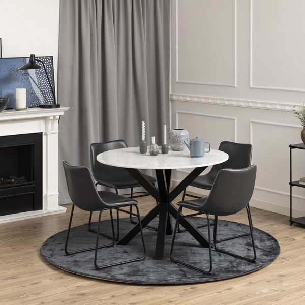 Okrogla jedilna miza 110x110 cm Heaven - Actona-image-1