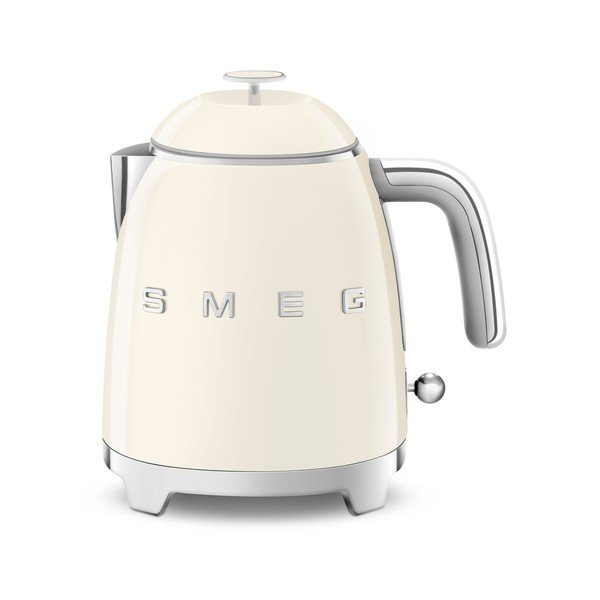 Kremno bel grelnik vode iz nerjavečega jekla 800 ml Retro Style – SMEG