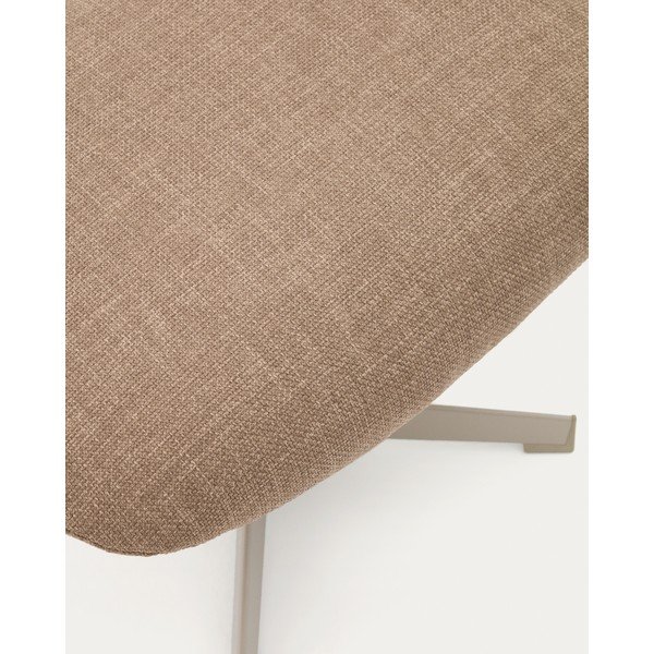 Rjav tabure Jaspe – Kave Home-image-4