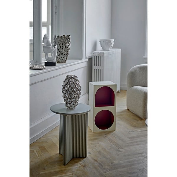 Rdeče-bela stenska polica 30x60 cm Graphia – Bloomingville-image-3