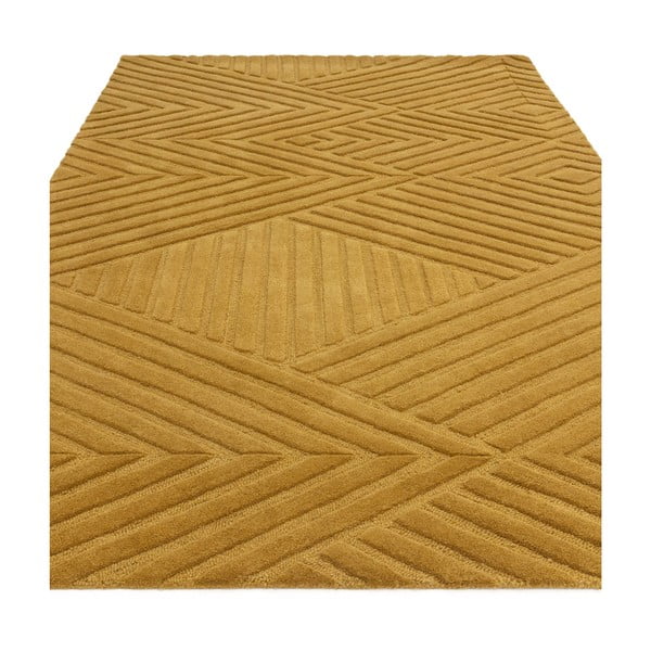 Oker rumena volnena preproga 120x170 cm Hague – Asiatic Carpets-image-4