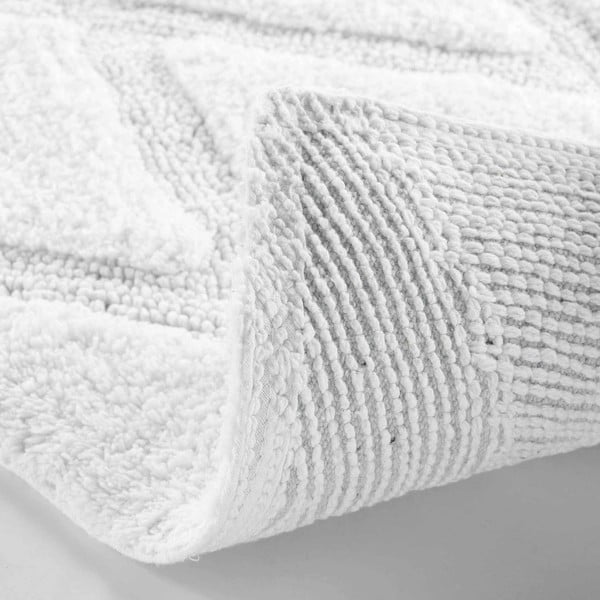 Bela kopalniška preproga 50x80 cm Thais – douceur d'intérieur-image-2