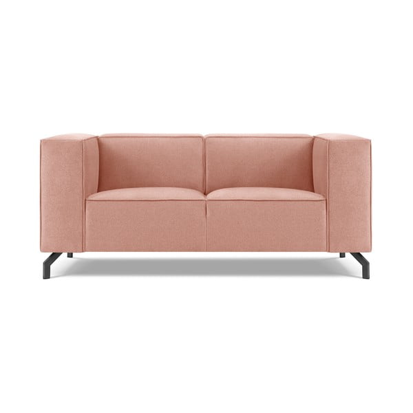 Rožnata sedežna garnitura Windsor & Co Sofas Ophelia, 170 x 95 cm