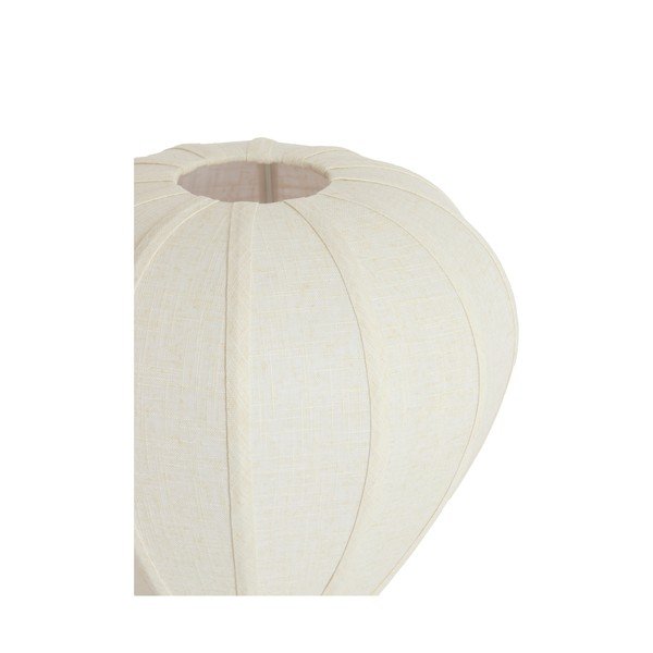 Kremno bela kovinska namizna svetilka s tekstilnim senčilom (višina 36 cm) Kyzo – Light & Living-image-3