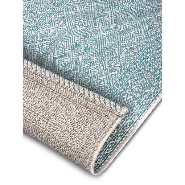 Turkizno-bež zunanji tekač NORTHRUGS Cuadrado, 70 x 200 cm-image-4