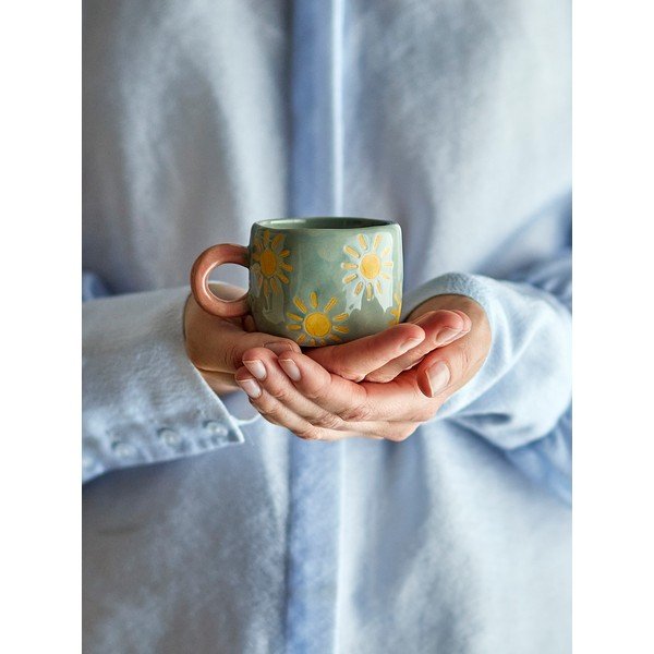 Svetlo modra keramična otroška skodelica 110 ml Nini – Bloomingville-image-4